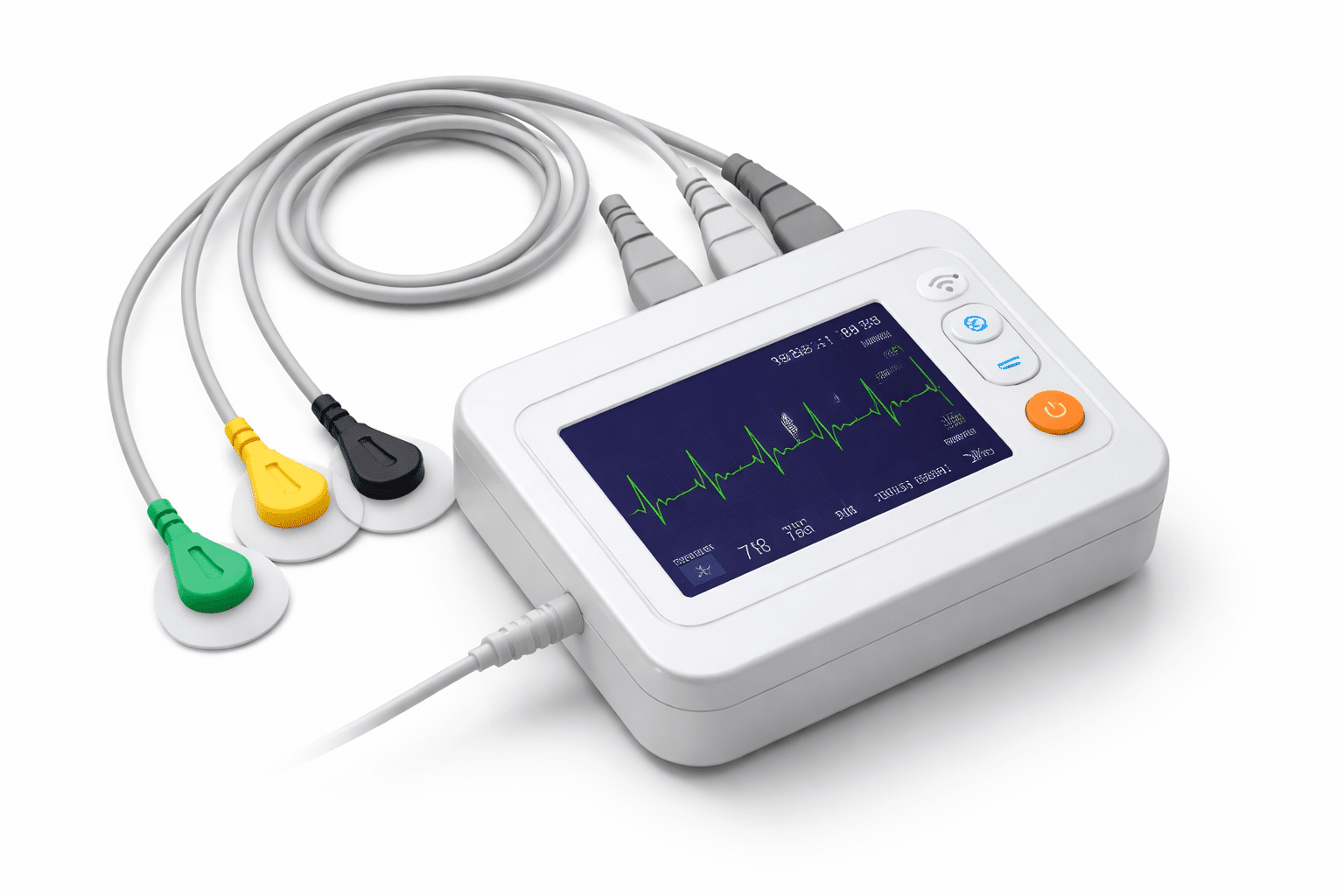 Portable ECG machine used for cardiac monitoring manufactured in India