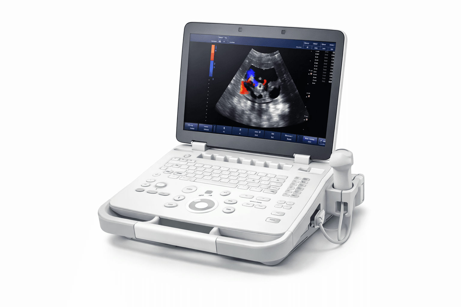 Ultrasound imaging system used for diagnostic scanning in hospitals
